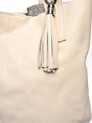 Carla Ferreri SS24 CF 1619 BEIGE кожаная сумка цена и информация | Женские сумки | pigu.lt