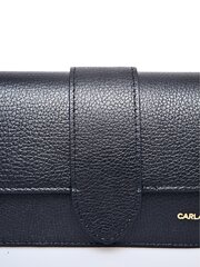 Carla Ferreri SS24 CF 1833T NERO кожаная сумка цена и информация | Женская сумка Bugatti | pigu.lt