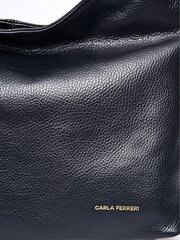 Carla Ferreri SS24 CF 1881T NERO кожаная сумка цена и информация | Женские сумки | pigu.lt