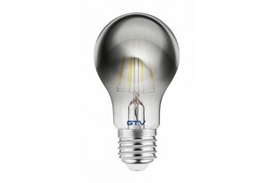 LED lemputė Filament A60, E27, 8w, 400lm, 1800K, 220-240V, 360°, pilka kaina ir informacija | Elektros lemputės | pigu.lt