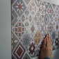 Minkšta sienos plokštė Decormat Karališkas papuošalas, 100x50 cm, įvairių spalvų kaina ir informacija | Minkštos sienų plokštės | pigu.lt