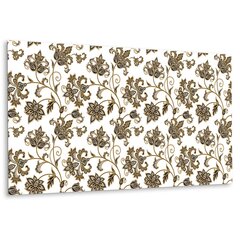 Minkšta sienos plokštė Decormat Gėlių ornamentas, 100x50 cm, įvairių spalvų цена и информация | Мягкие стеновые панели | pigu.lt