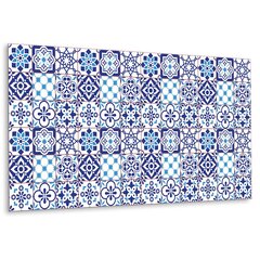 Minkšta sienos plokštė Decormat Azulejos raštas, 100x50 cm, įvairių spalvų цена и информация | Мягкие стеновые панели | pigu.lt