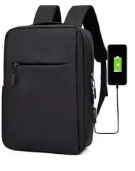 Водонепроницаемый рюкзак для ноутбука 16 дюймов, черный цена и информация | Рюкзаки, сумки, чехлы для компьютеров | pigu.lt