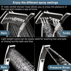Комбинированная насадка для душа цена и информация | Аксессуары для душа, смесителей | pigu.lt