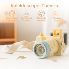 Medinis kaleidoskopo fotoaparato žaislas Asaki AT459 kaina ir informacija | Lavinamieji žaislai | pigu.lt