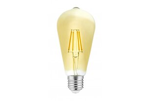 LED lemputė Filament Vintage, ST64, 3000K, E27, 4,0 W, AC220-240V, 360°, 300lm, 44mA kaina ir informacija | Elektros lemputės | pigu.lt