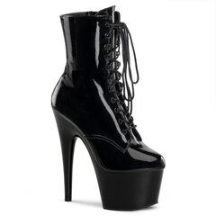 Женгские ботинки для танцев на пилоне Pleaser USA, 20 см, чёрные цена и информация | Женские туфли | pigu.lt