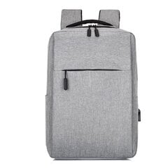 Городской рюкзак для ноутбука, серый цена и информация | Рюкзаки, сумки, чехлы для компьютеров | pigu.lt
