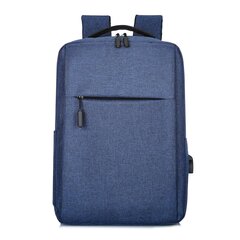 Городской рюкзак для ноутбука, синий цена и информация | Рюкзаки, сумки, чехлы для компьютеров | pigu.lt