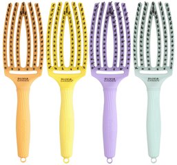 Olivia Garden Fingerbrush Combo Medium Juicy Orange Hair Brush цена и информация | Расчески, щетки для волос, ножницы | pigu.lt