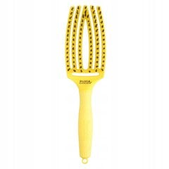 Olivia Garden Fingerbrush Combo Medium Sweet Lemonade Hair Brush цена и информация | Расчески, щетки для волос, ножницы | pigu.lt