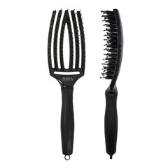 Olivia Garden Fingerbrush Midnight Desert Black Onyx Щетка для волос из дикого волоса, средняя цена и информация | Расчески, щетки для волос, ножницы | pigu.lt