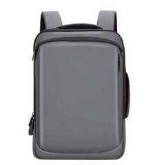 Деловой водонепроницаемый рюкзак для путешествий, серый цена и информация | Рюкзаки, сумки, чехлы для компьютеров | pigu.lt