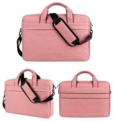 Moteriškas nešiojamojo kompiuterio krepšys / dėklas 15,6 colių, rožinės spalvos kaina ir informacija | Krepšiai, kuprinės, dėklai kompiuteriams | pigu.lt