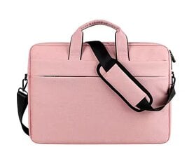 Moteriškas nešiojamojo kompiuterio krepšys / dėklas 15,6 colių, rožinės spalvos kaina ir informacija | Krepšiai, kuprinės, dėklai kompiuteriams | pigu.lt