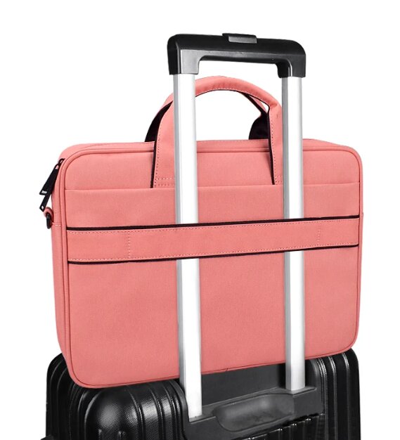 Moteriškas nešiojamojo kompiuterio krepšys / dėklas, 15,6 colio, tamsiai rožinės spalvos kaina ir informacija | Krepšiai, kuprinės, dėklai kompiuteriams | pigu.lt