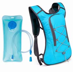 Спортивный водонепроницаемый рюкзак для гидратации, 2 л, синий цена и информация | Велорюкзаки | pigu.lt