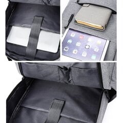Рюкзак для ноутбука 15,6 дюймов, синий цена и информация | Рюкзаки, сумки, чехлы для компьютеров | pigu.lt