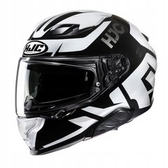 Мотоциклетный шлем HJC F71 Bard, черный/белый цена и информация | Шлемы для мотоциклистов | pigu.lt