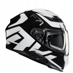 Мотоциклетный шлем HJC F71 Bard черный/белый цена и информация | Шлемы для мотоциклистов | pigu.lt