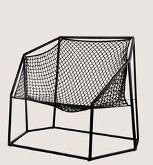 Маленький стул Nuuk королевского размера, 166x110h132 cm, черный цена и информация | Садовые стулья, кресла, пуфы | pigu.lt