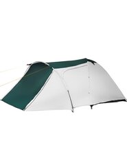 Палатка туристическая 4-местная, Maverick, 310x130x180см, зеленая/серая цена и информация | Палатки | pigu.lt