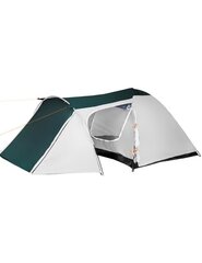 Туристическая палатка с крыльцом Maverick, 4 человека, 4,6х2,15м зеленый/серый цена и информация | Палатки | pigu.lt