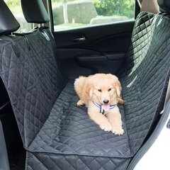 Apsauginis automobilio sėdynių užtiesalas šunims, vandeniui atsparus, 135x205cm, juodas kaina ir informacija | Kelioniniai reikmenys | pigu.lt