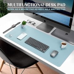 Knodel Desk Pad Light Blue Waterproof Leather (90 x 43 см) цена и информация | Мыши | pigu.lt