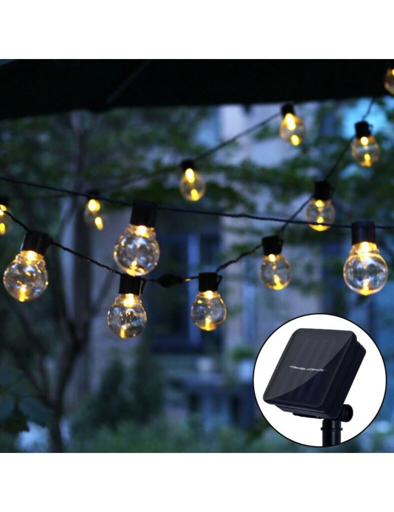 Girlianda, 10 LED lempučių, 280 cm kaina ir informacija | Lauko šviestuvai | pigu.lt