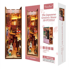 Pasidaryk pats miniatiūrinis namelis su LED apšvietimu - Japonijos parduotuvė Tonecheer, 134 d. kaina ir informacija | Dėlionės (puzzle) | pigu.lt