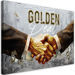 Paveikslas Užrašas Golden deal kaina ir informacija | Reprodukcijos, paveikslai | pigu.lt