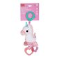 Pliušinis barškutis su kramtuku ir pakabuku Bright Starts Sparkle & Shine Unicorn kaina ir informacija | Žaislai kūdikiams | pigu.lt