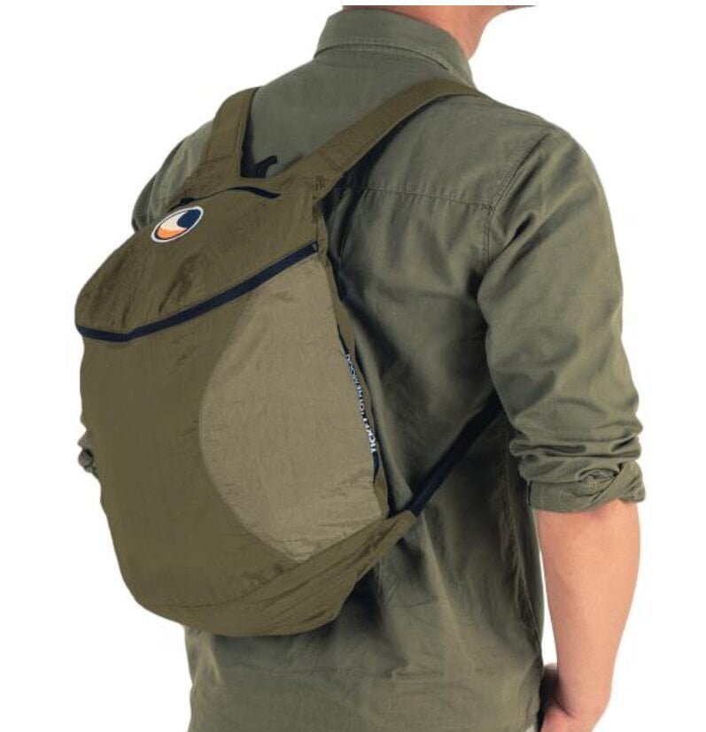 Sportinė kuprinė Ticket To The Moon Mini Backpack, 15 L, Army Green цена и информация | Turistinės ir kelioninės kuprinės | pigu.lt