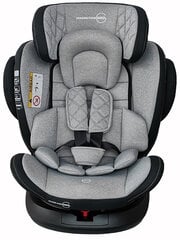 Automobilinė saugos kėdutė Hamilton 360º SPS Isofix, light grey jeans kaina ir informacija | Autokėdutės | pigu.lt