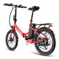 Elektrinis dviratis Fafress F20 Light 20", raudonas kaina ir informacija | Elektriniai dviračiai | pigu.lt