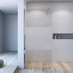 Dušo sienelė AQUABATOS Walk-in SM10 90, chrome kaina ir informacija | Dušo durys ir sienelės | pigu.lt