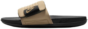 Šlepetės vyrams Nike DQ9624 004, smėlio spalvos kaina ir informacija | Vyriškos šlepetės, basutės | pigu.lt