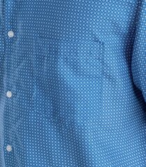 Мужская рубашка Texpak, синий/белый цена и информация | Мужские рубашки | pigu.lt