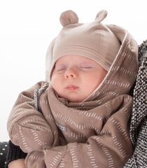 Шапка-шлем для младенцев Jonne Lenne, бежевый цена и информация | Шапки, перчатки, шарфы для мальчиков | pigu.lt