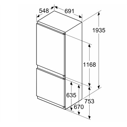 Bosch KBN96VSE0 kaina ir informacija | Šaldytuvai | pigu.lt