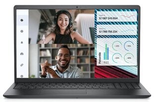 Dell Vostro 15 3520 AG FHD i5-1235U/16GB/512GB/Iris Xe/Win11/ENG/Black kaina ir informacija | Nešiojami kompiuteriai | pigu.lt