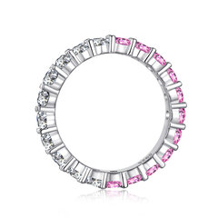 Серебряное кольцо с цирконами Brasco 59640 59640-16.5 цена и информация | Кольца | pigu.lt