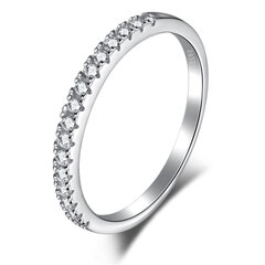 Серебряное кольцо с цирконами Brasco 59668 59668-16 цена и информация | Кольца | pigu.lt