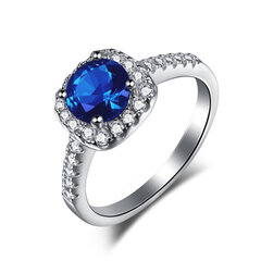 Серебряное кольцо с цирконами Brasco 59692 59692-16.5 цена и информация | Кольца | pigu.lt