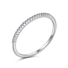 Серебряное кольцо с цирконами Brasco 59703 59703-16 цена и информация | Кольца | pigu.lt