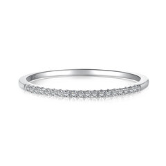 Серебряное кольцо с цирконами Brasco 59703 59703-16 цена и информация | Кольца | pigu.lt
