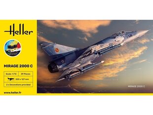 Heller - Mirage 2000 C подарочный набор, 1/72, 56303 цена и информация | Конструкторы и кубики | pigu.lt