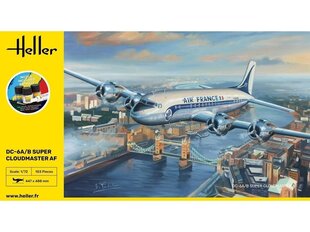 Surenkamas modelis Heller Douglas DC-6A/B Super Cloudmaster AF цена и информация | Конструкторы и кубики | pigu.lt